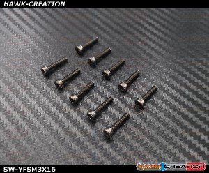 YFS Screw M3X16Hex - 10pcs